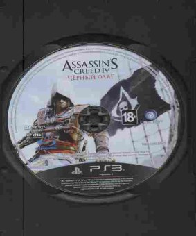 Игра Assassin's creed IV Чёрный флаг (без коробки), Sony PS3, 173-869, Баград.рф